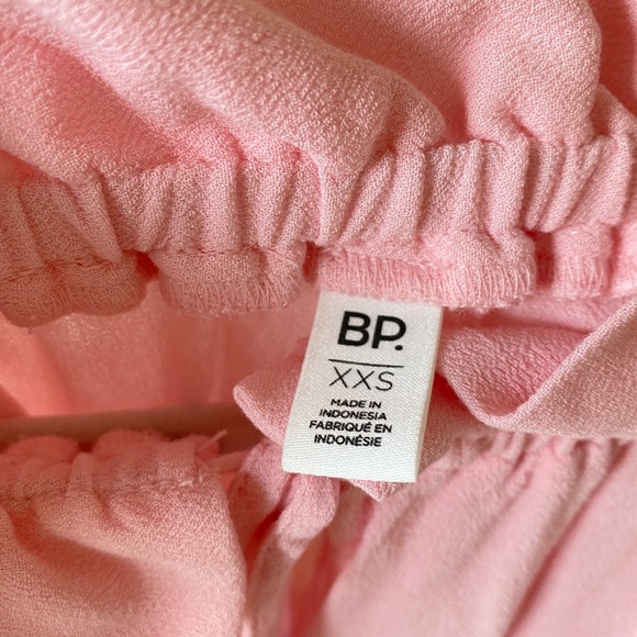 Pink Ruffle Off-the-Shoulder BP Blouse - Picture 3 of 3